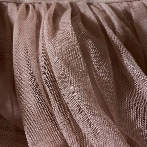 MESH Chiffon Princess Skirt in Buff - Picture 3 of 4